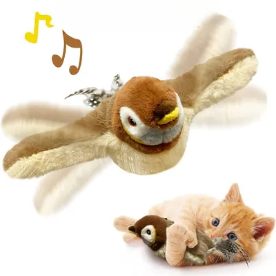 IntiMeg Juguete para gatos - Pájaro interactivo