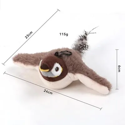 IntiMeg Katzenspielzeug – Interaktiver Vogel