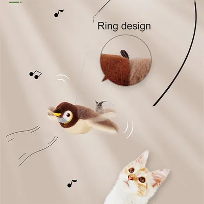 Jouet Oiseau interactif et rechargeable pour chat