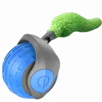 MCBOSON Balle à chat automatique,vitesses réglables