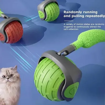 MCBOSON Balle à chat automatique
