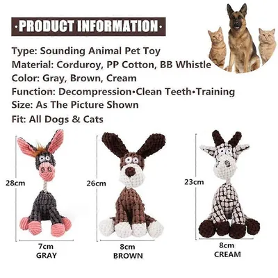 MCBOSON Peluche âne qui fait des sons MCBOSON Peluche âne qui fait des sons