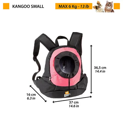 Ferplast Sac à dos pour chiens. Deux mesures. KANGOO