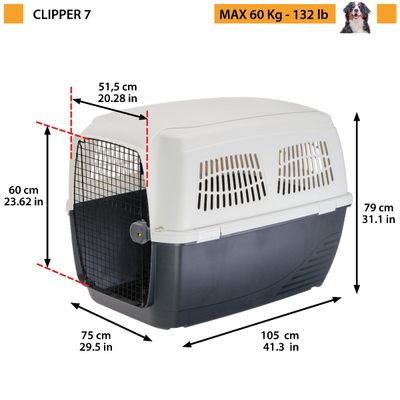 Ferplast Transporteur pour grands chiens CLIPPER