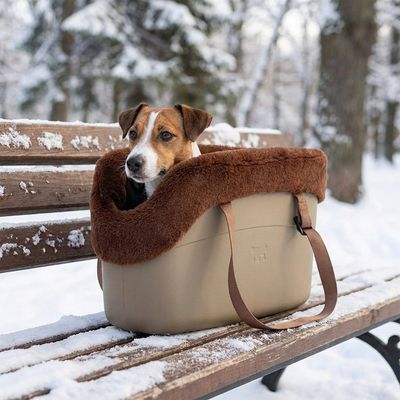 Ferplast Sac de transport pour chiens en résine avec WITH-ME WINTER