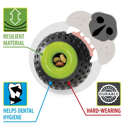 Ferplast Jouet distributeur de croquettes pour chien CHEWA BOING