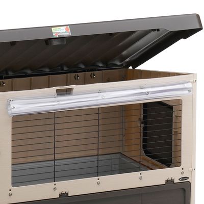 Ferplast Rideau de protection en plastique pour clapiers Rouleau pour