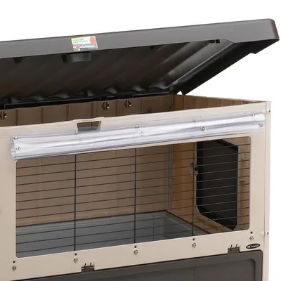 Ferplast Rideau de protection en plastique pour clapiers Rouleau pour