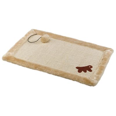 Ferplast Tapis à griffes pour chats en sisal avec balle de Arbre à chats 1 Pièce