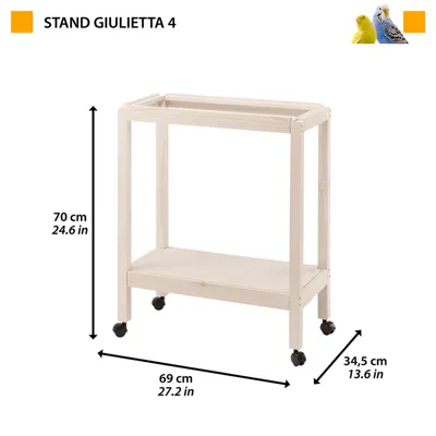 Porte-cage à Oiseaux Accessoire Support Maison Intérieur Multi-taille