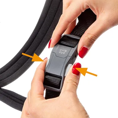 Ferplast Harnais réfléchissante pour chiens avec boucle DAYTONA CROSS P