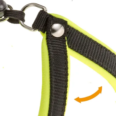 Ferplast Harnais ergonomique pour chiens avec rembourrage AGILA FLUO 1-2 Ferplast Harnais ergonomique pour chiens avec rembourrage AGILA FLUO 1-2