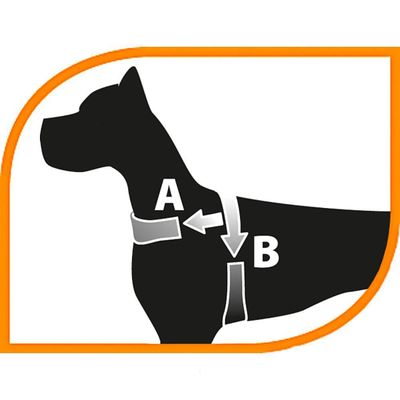 Ferplast Harnais pour chiens avec rembourrage soft. SPORT DOG P
