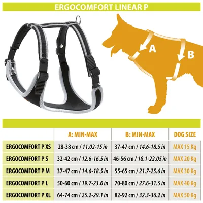 Ferplast Harnais ergonomique avec micro-régulation - ERGOCOMFORT P