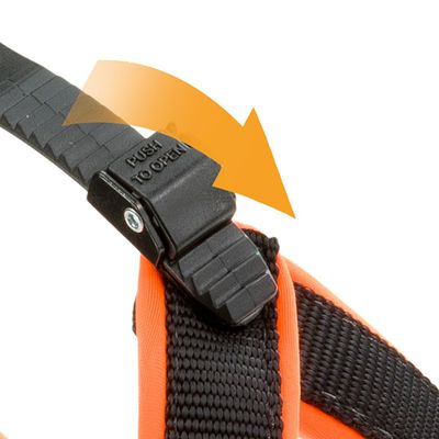 Ferplast Harnais ergonomique pour chiens avec rembourrage AGILA FLUO 1-2
