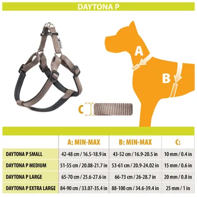 Ferplast Harnais en nylon avec rembourrage moelleux. En DAYTONA P