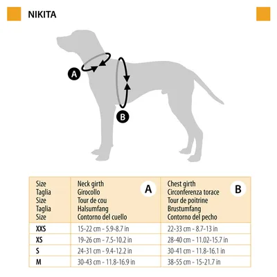 Ferplast Harnais pour chiens en nylon respirant avec NIKITA P