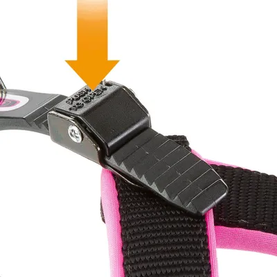 Ferplast Harnais ergonomique pour chiens avec rembourrage AGILA FLUO 1-2