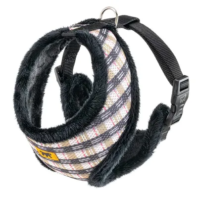 Ferplast Harnais en tissu respirant pour chiens et chats. NIKITA FUR