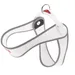 Ferplast Harnais ergonomique pour chiens avec AGILA 4-9