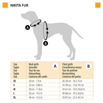 Ferplast Harnais en tissu respirant pour chiens et chats. NIKITA FUR