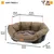 Ferplast Niche en plastique pour chiens et chats avec SOFA' TWEED