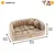 Ferplast Niche avec coussin pour chiens et chats en tissu HARRIS