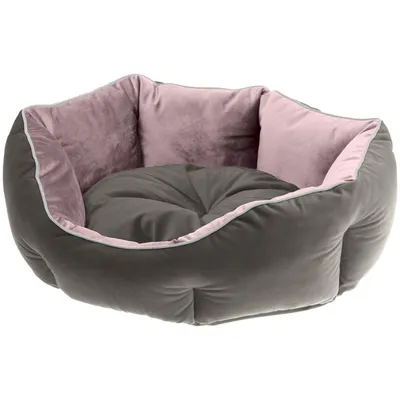 Ferplast Weiches Stoffsofa für Hunde und Katzen. QUEEN