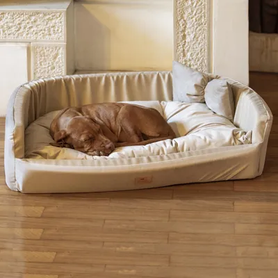Ferplast Niche avec coussin pour chiens et chats en tissu HARRIS