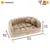 Ferplast Niche avec coussin pour chiens et chats en tissu HARRIS