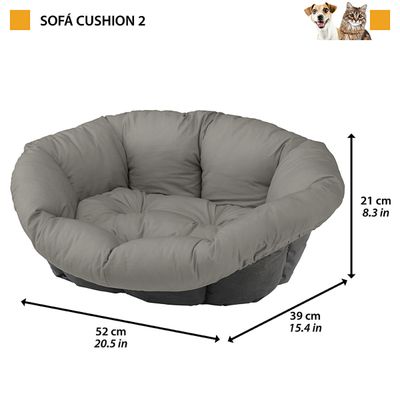 Ferplast Coussin rembourré en coton pour corbeille pour SOFA' CUSHION
