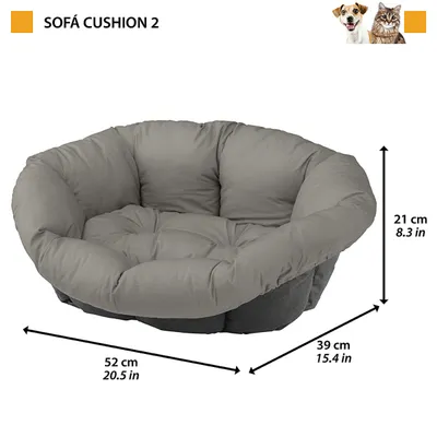 Ferplast Baumwollgepolsterter Bezug für Siesta Deluxe SOFA' CUSHION