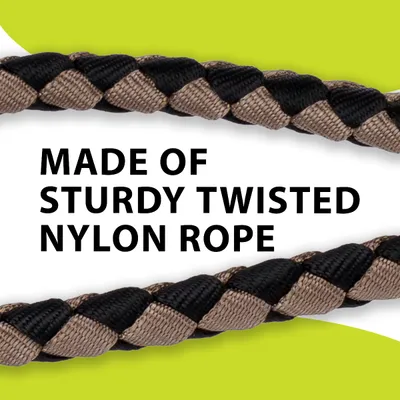 Ferplast Collier semi-étrangleur en cordon nylon tressé. TWIST CS