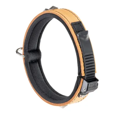Ferplast Echtes Lederhalsband mit Ziernieten und GIOTTO LUXOR