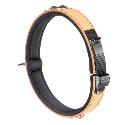 Ferplast Collier en véritable cuir avec clous décoratifs et GIOTTO LUXOR