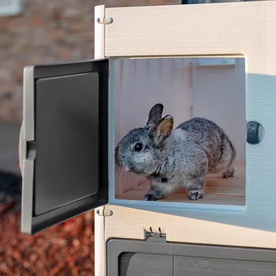 Ferplast Clapier à lapin en résine thermoplastique à deux GRAND LODGE