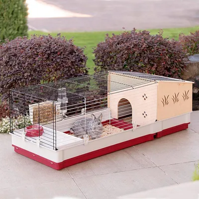 Cage pour Lapins Clapier Cabane Enclos pour Animaux multi-taille