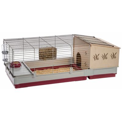Ferplast Cage pour lapins. Extension avec maisonnette en KROLIK 140 PLUS