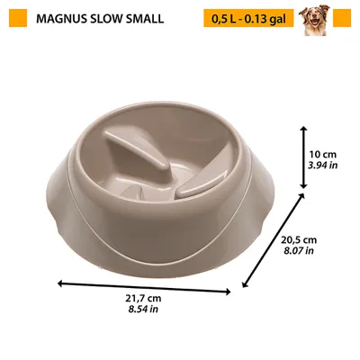 Ferplast Anti-Schling-Napf für Hunde. Verschiedene Farben MAGNUS SLOW