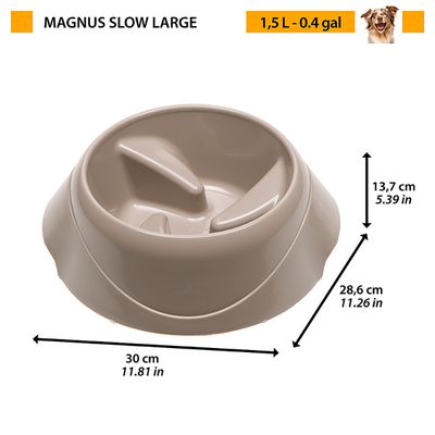 Ferplast Ecuelle anti-glouton pour chiens. Différentes MAGNUS SLOW