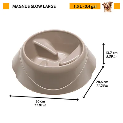 Ferplast Anti-Schling-Napf für Hunde. Verschiedene Farben MAGNUS SLOW