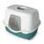 Maison de toilette allongée verte 56 x 39 x H 39 cm pour chat Maison de toilette allongée verte 56 x 39 x H 39 cm pour chat