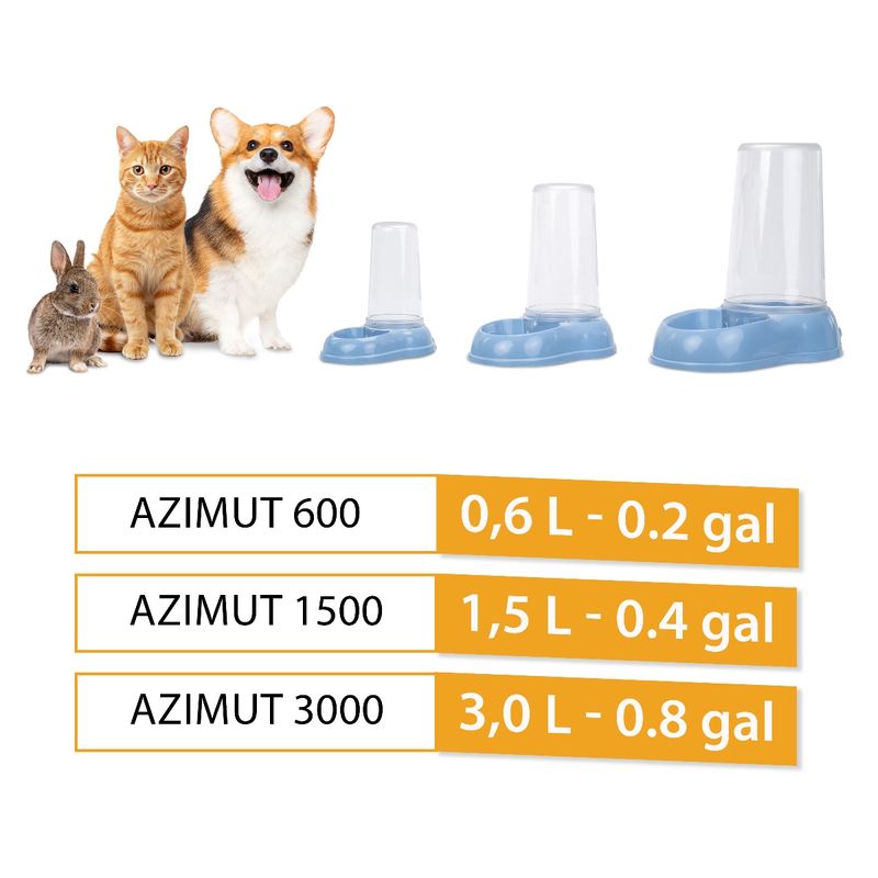 Ferplast Distributeur de croquettes ou eau de différentes AZIMUT