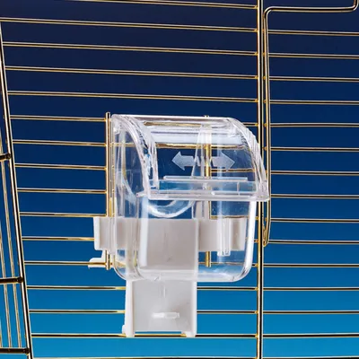 Ferplast Mangeoire en plastique transparent pour canaris, Mangeoire FPI