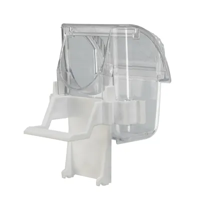 Ferplast Mangeoire en plastique transparent pour canaris, Mangeoire FPI