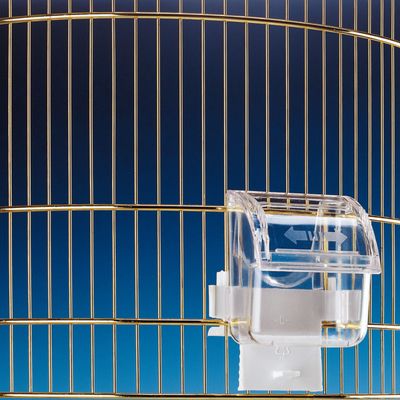 Ferplast Mangeoire en plastique transparent pour canaris, Mangeoire FPI