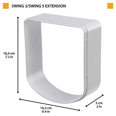 Ferplast Tunnel-Extension für Haustierklappe Swing, für SWING EXTENSION Ferplast Tunnel-Extension für Haustierklappe Swing, für SWING EXTENSION