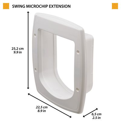 Ferplast Tunnel-Extension für Haustierklappe Swing SWING MICROCHIP