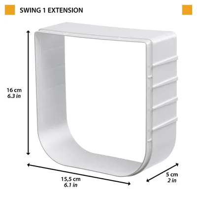 Ferplast Tunnel-Extension für Haustierklappe Swing, für SWING EXTENSION