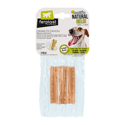 Ferplast Jouet à mâcher pour chiens au saveur de saumon- 2 GOODBITE Ferplast Jouet à mâcher pour chiens au saveur de saumon- 2 GOODBITE